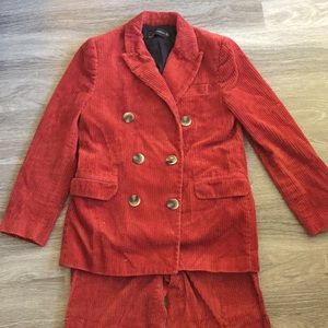 Zara corduroy pantsuit